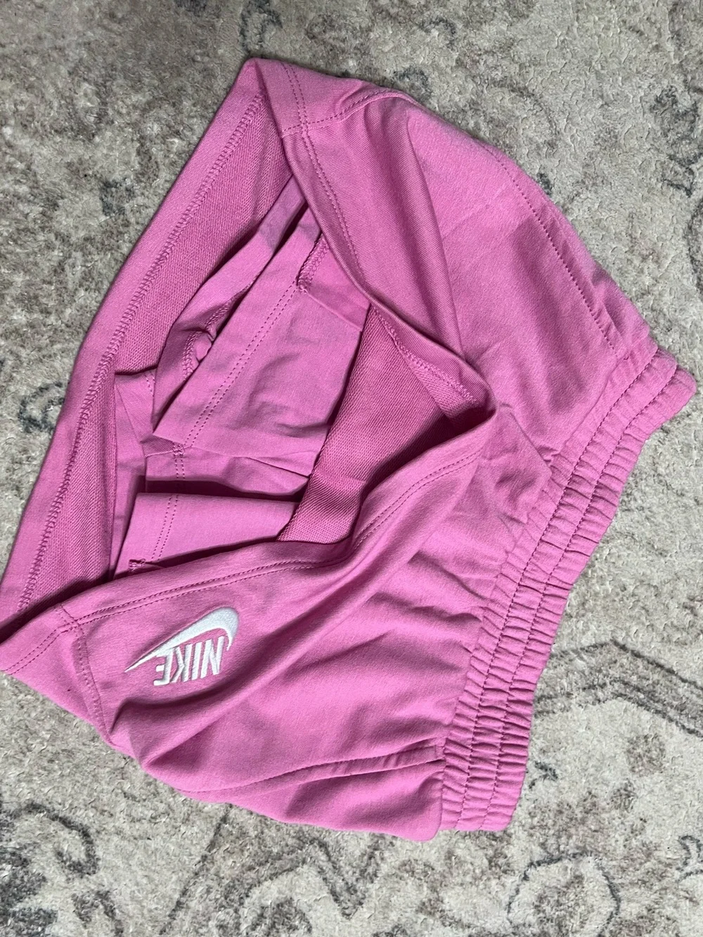 Nike Sportswear Club (Girls') French Terry Skirt Skort Pink “Magic Flamingo”